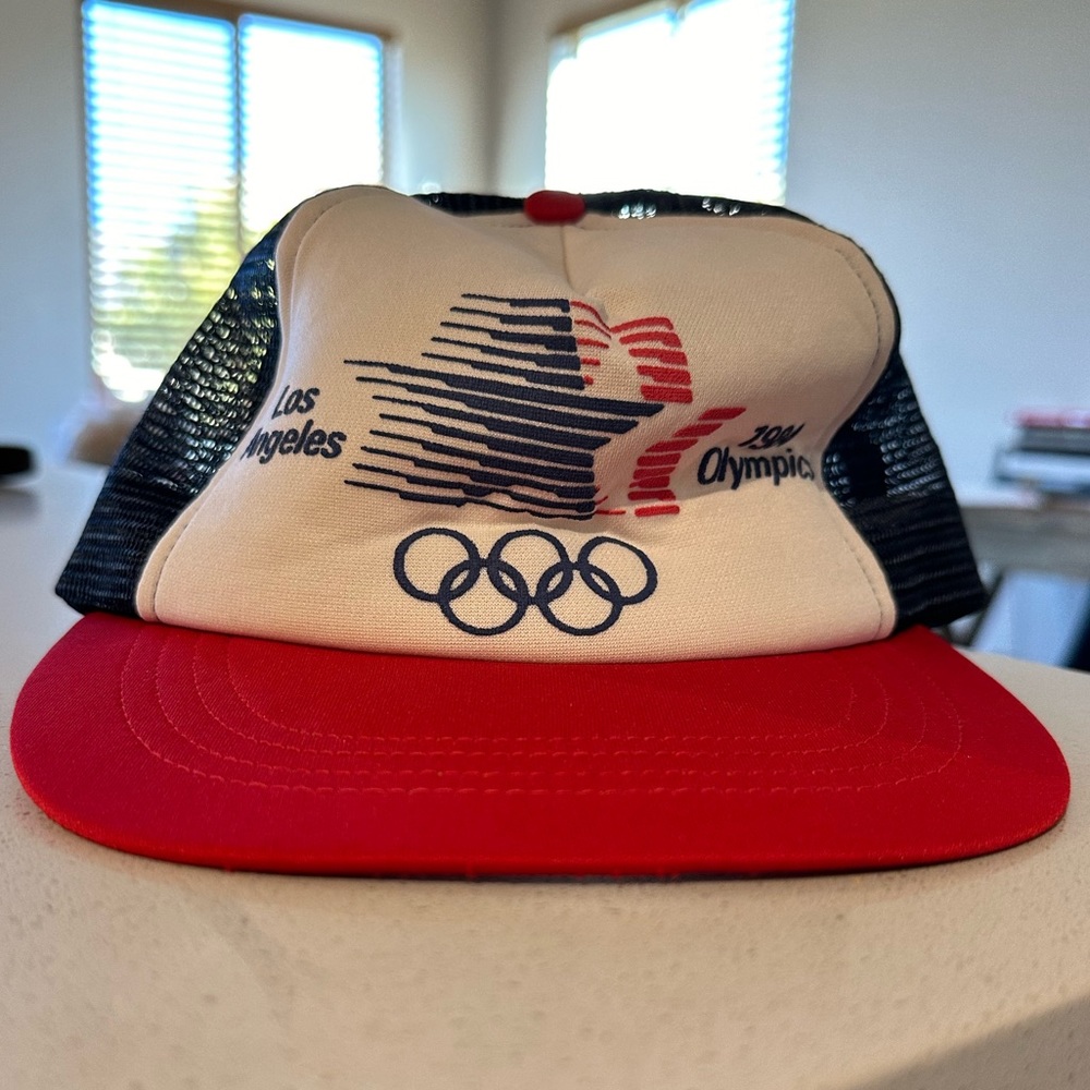 🆕 Vintage Action Headwear 1984 Los Angeles Olympic Games Trucker Hat